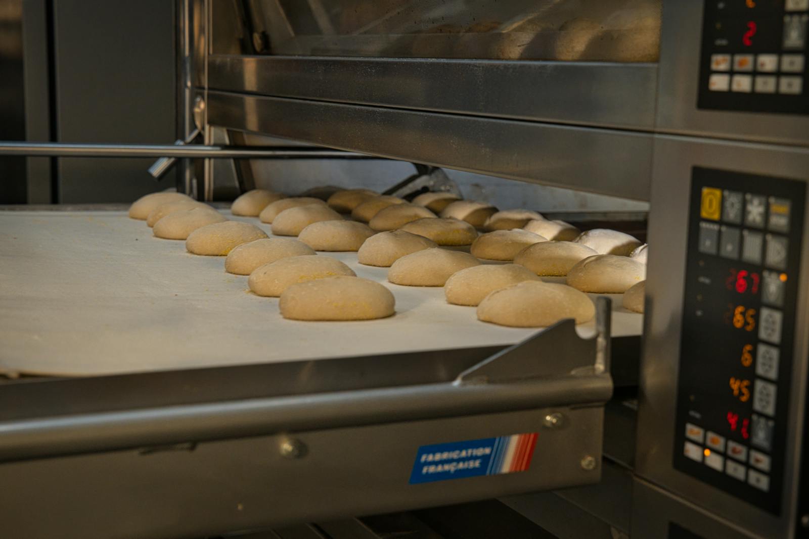 Bakery equipment with industrial safety systems